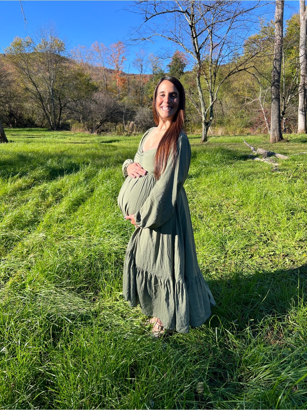 Baltic Born Brittany Sage Green Maxi Dress with Square Neckline - Picture 6 of 6
